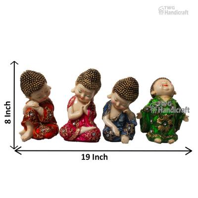 Manufacturer of Happy Monk Buddha Sculptures | Buy at Factory