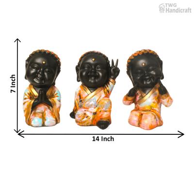 Baby Buddha Figurines Happy Monk Wholesalers in Delhi | Factory in Gha
