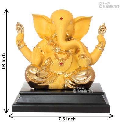 Gold Plated Ganesh Idol Wholesale Supplier in India | Corporate Gifts 