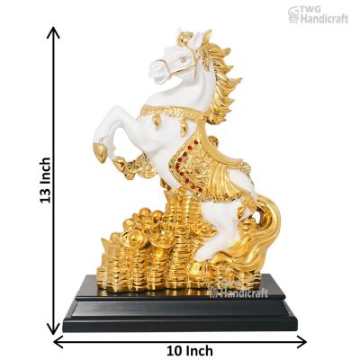 Horse Statue Figurine Manufacturers in Meerut | Gold Plated Horse Scul