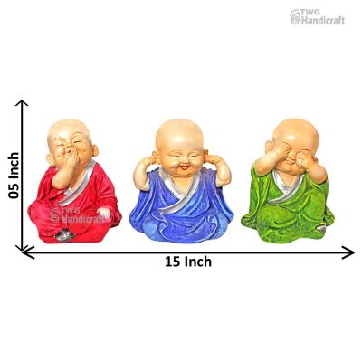 Suppliers of Baby Buddha Figurines Happy Monk 