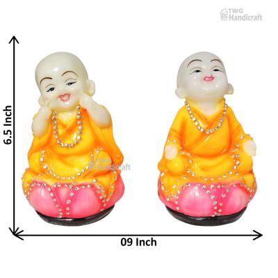 Baby Buddha Figurines Happy Monk Manufacturers in Delhi | Huge Margins Business