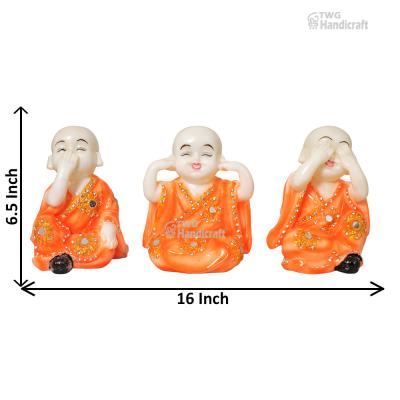 Baby Buddha Figurines Happy Monk Suppliers in Delhi | Huge Margins Business