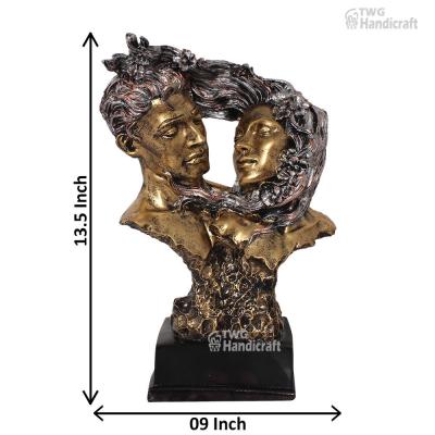 Polyresin Couple Figurine Statue Manufacturers in India Export Quality