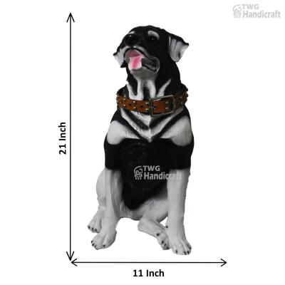 Dog Figurine Statue Suppliers in Delhi | made of Polyresin