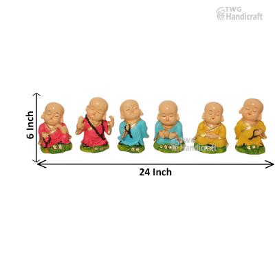 Baby Buddha Figurines Happy Monk Manufacturers in Meerut Indian Handic