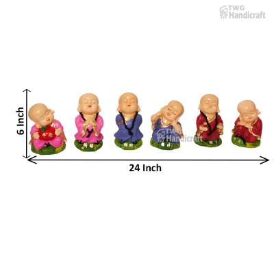 Baby Buddha Figurines Happy Monk Wholesale Supplier in India Indian Ha