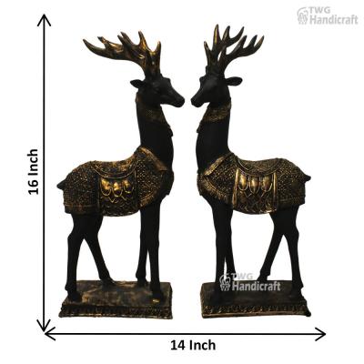Deer Sculpture Manufacturers in India | Deer Statue Showpiece Factory 