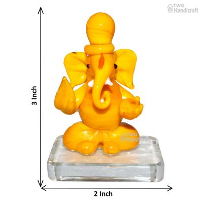 Crystal Ganesh Statue Figurine Manufacturers in Delhi gifts for marria