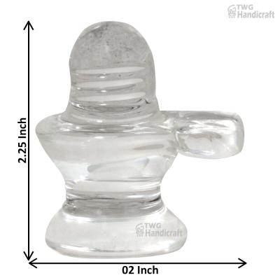 Glass Crystal Shivling Idol Statue Manufacturers in Chennai Crystal Re