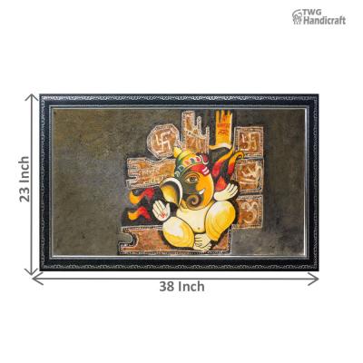 Ganesha Canvas Painting Suppliers in Delhi | Buy Online Factory Price