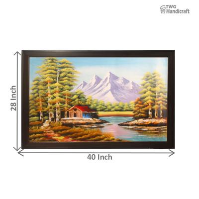 Textured Canvas Paintings Manufacturers in Delhi Nature Art Painting