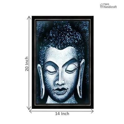 Buddha Face Painting Manufacturers in Banglore | Digital Print Paintings at factory rate.