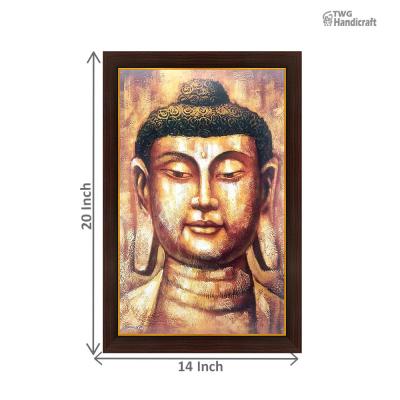 Buddha Face Painting Manufacturers in Pune | Digital Print Paintings at factory rate.