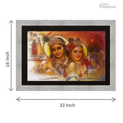 Radha Krishna Painting Suppliers in Delhi with Shining Effect in HD Quality