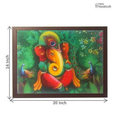 Lord Ganesha Painting Suppliers in Delhi poster Painting for Gifts