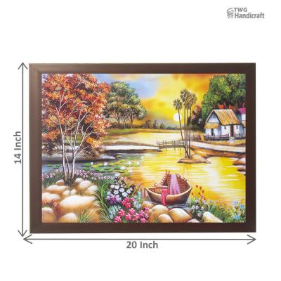 Nature Art Paintings Manufacturers in Delhi Wallpaper with Frames