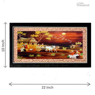 Manufacturer of Indian Traditional Paintings Village theme Paintings