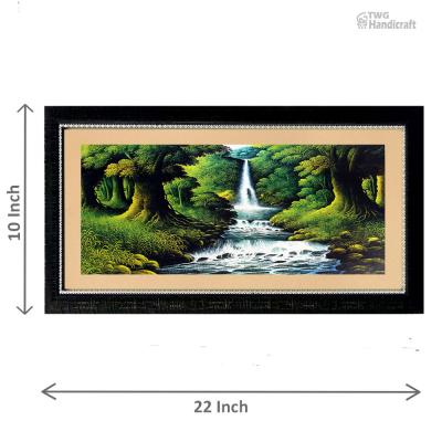 Manufacturer of Nature Paintings Forest view Nature Paintings
