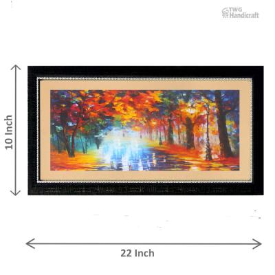Nature Paintings Manufacturers in India Forest view Nature Paintings