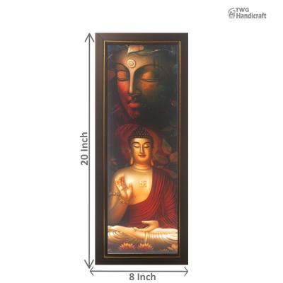 Lord Buddha Painting Wholesalers in Delhi | Digital Print Paintings at factory rate.