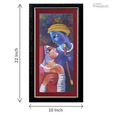 Manufacturer of Lord Radha Krishna Painting Portrait Paintings Shop Online
