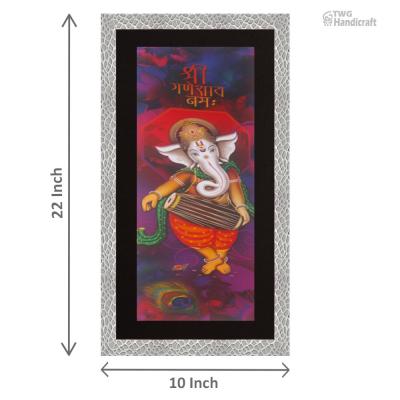 God Ganesha Painting Wholesale Supplier in India Modern Art Ganpati Painting