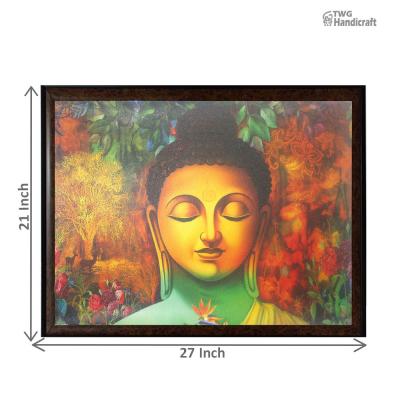 Buddha Painting Manufacturers in Banglore UV Texturedd Wall Painting