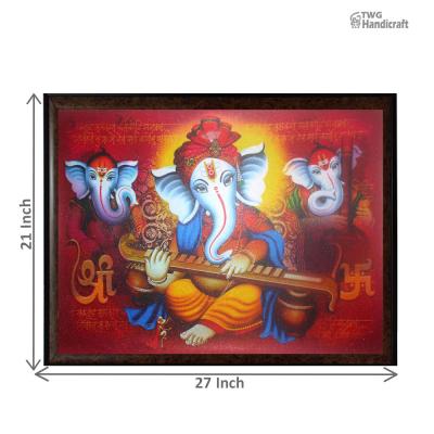 Lord Ganesha Paintings Manufacturers in Pune with Good Quality Framing