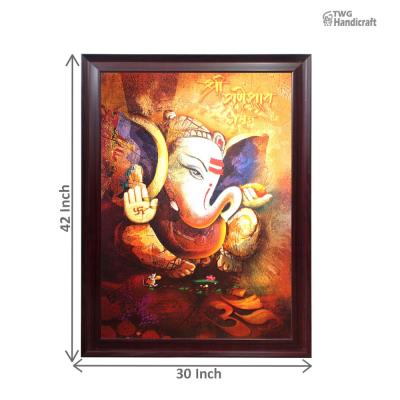 God Ganesha Painting Manufacturers in Chennai UV Textured Decorative Painting