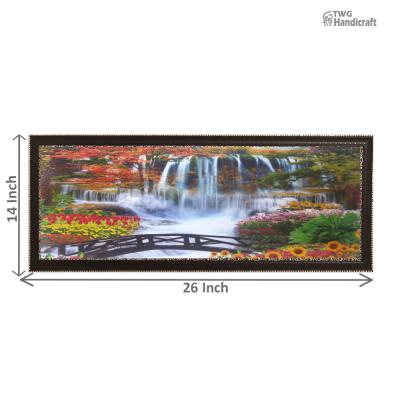 Nature Paintings Manufacturers in Delhi | Waterfall Poster Frames