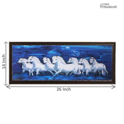 Animal Paintings Manufacturers in India Running Horses Painting