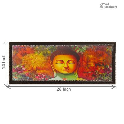 Buddha Painting Manufacturers in India UV Texturedd Wall Painting