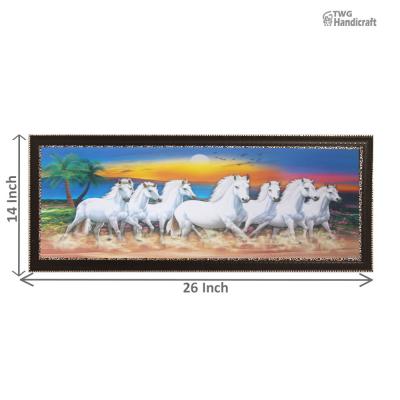 Animal Paintings Suppliers in Delhi Running Horses Painting