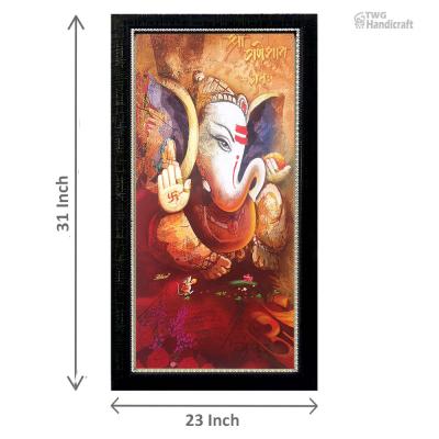 God Ganesha Painting Wholesalers in Delhi Sparkle Laminated Painting