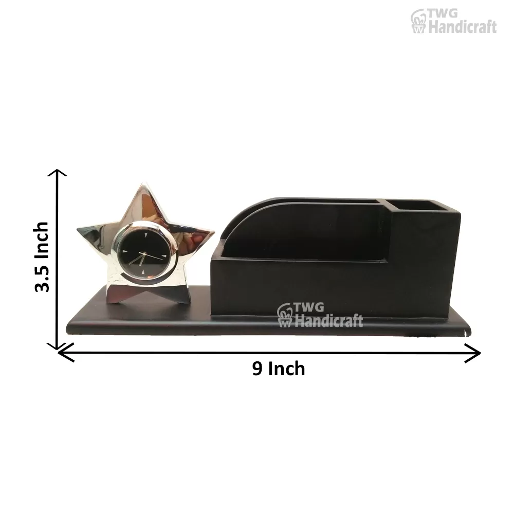 Multi Use Pen Stand & Table Clock 3.25 Inch - 28X0036S000XHHA