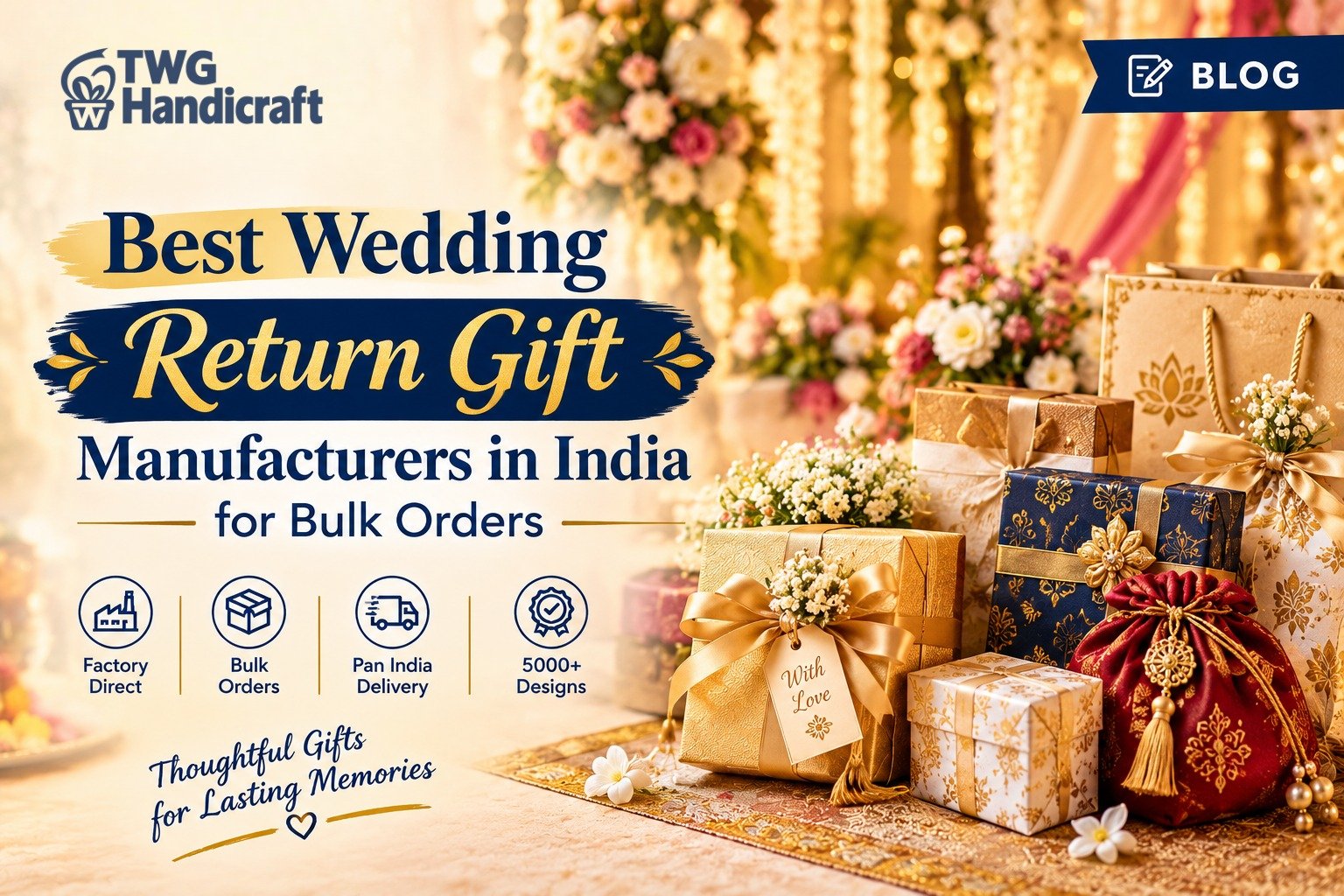 Best Wedding Return Gift Manufacturers in India for Bulk Orders