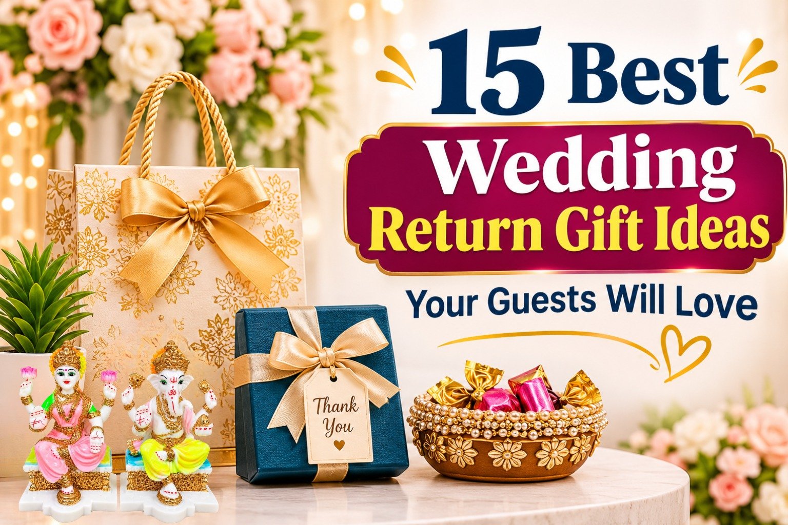 15 Best Wedding Return Gift Ideas Your Guests Will Love
